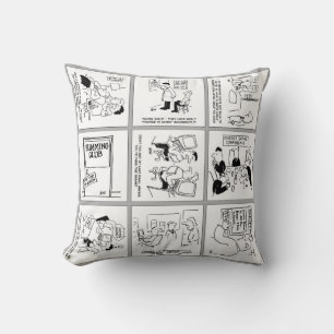 Cojín Decorativo Colección de bromas divertidas diseño