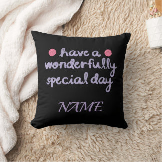 Cojín Decorativo Colección de Cumpleaños y Regalos de Día Especial 