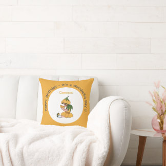 Cojín Decorativo Colección de Fiestas de flor singulares para niños