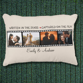 Cojín Decorativo Colección de fotos personalizada de la película de