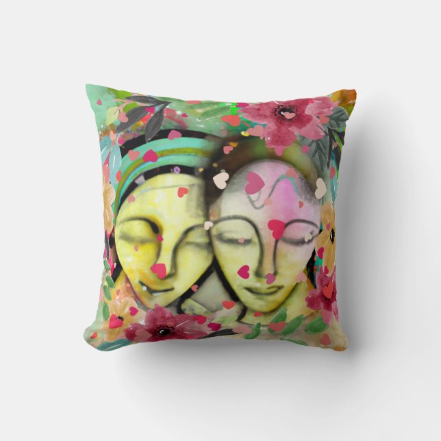 Cojín Decorativo Colección de mejores amigos (Anverso)