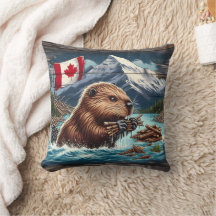 Colección de palos de castor canadiense cerca de l