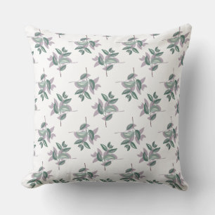 Cojín Decorativo Colección de patrones de vegetación floral