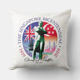 Cojín Decorativo Colección del Bicentenario de Singapur v2 - Mug