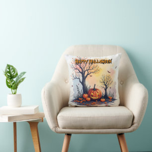 Cojín Decorativo Colección Espeluznante y Linda de Halloween de Mod