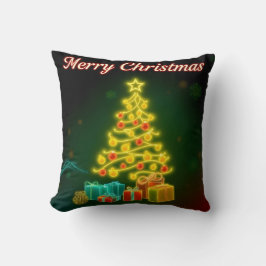 Cojín Decorativo Colección Navideña de Moda de Neón