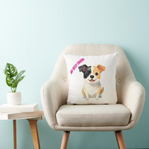 Cojín Decorativo Colección Personalizada de Aseo de Perro de Lujo M