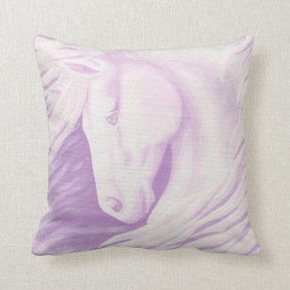 Cojín Decorativo Colección rosada del caballo