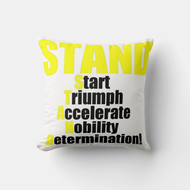 Cojín Decorativo Colección STAND (Anverso)