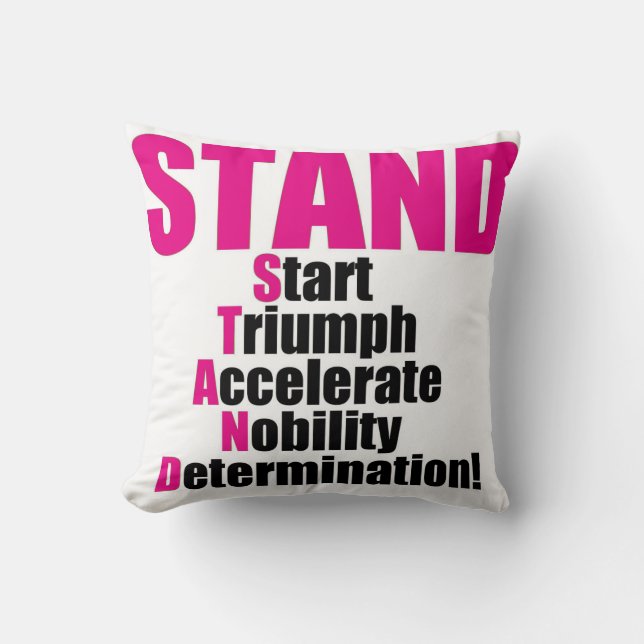 Cojín Decorativo Colección STAND (Anverso)