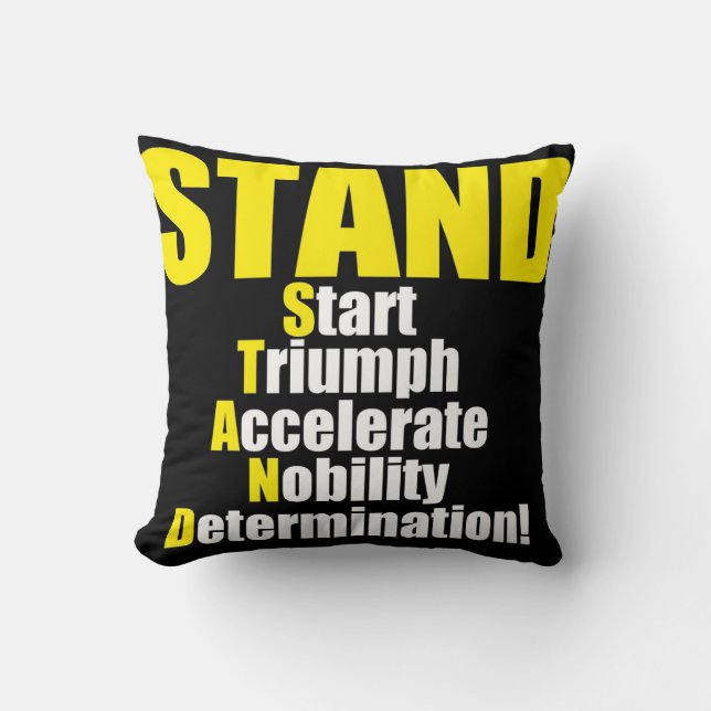 Cojín Decorativo Colección STAND (Anverso)