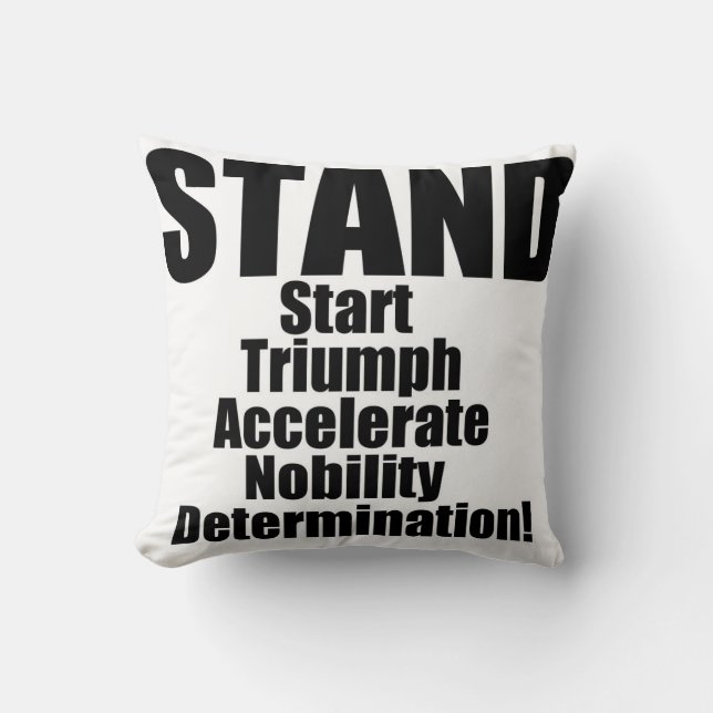 Cojín Decorativo Colección STAND (Anverso)