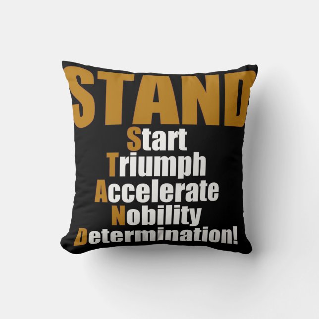 Cojín Decorativo Colección STAND (Anverso)