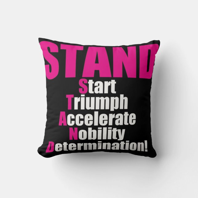Cojín Decorativo Colección STAND (Anverso)