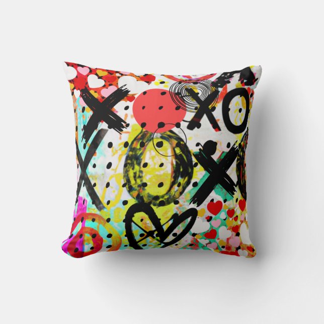 Cojín Decorativo Colección XOXOXOXOXO (Anverso)
