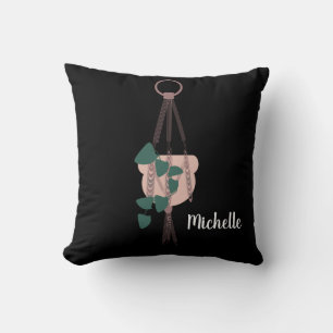Cojín Decorativo Colgador de plantas de macramé Macetas colgantes V