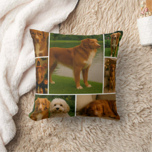 Cojín Decorativo Colgajo personalizado moderno de 8 fotos de regalo