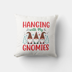 Cojín Decorativo Colgando Con Mi Gnomos Gnomo De Navidad