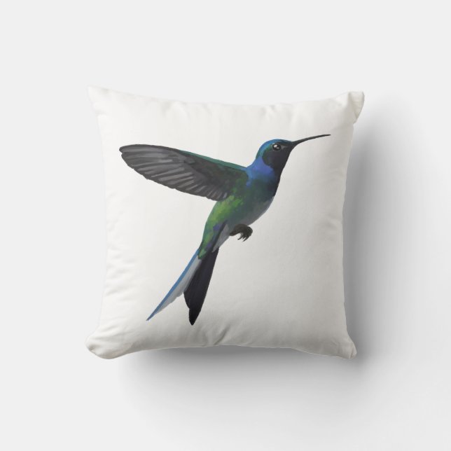 Cojín Decorativo Colibrí (Anverso)