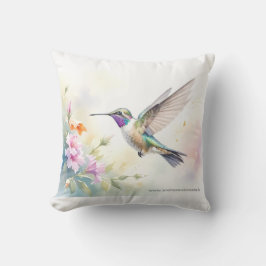 Cojín Decorativo Colibrí