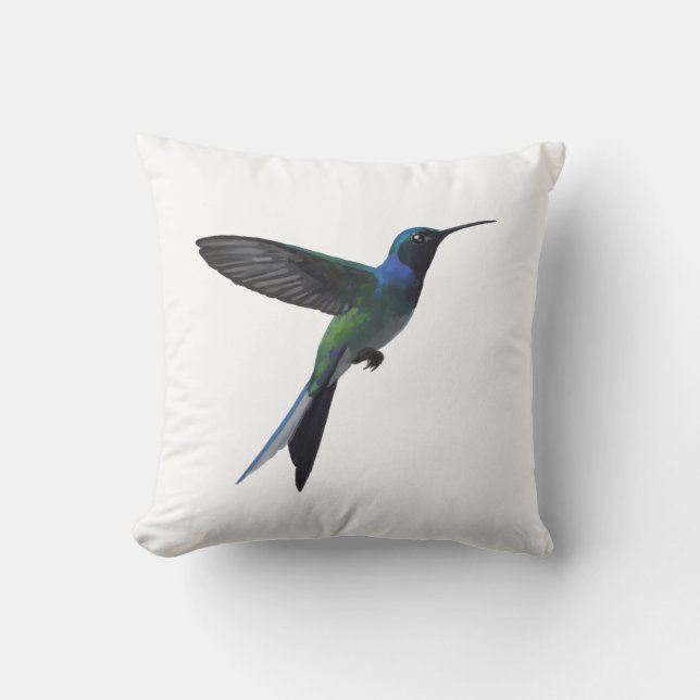 Cojín Decorativo Colibrí (Anverso)