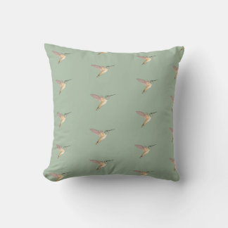 Cojín Decorativo Colibrí de Allen Light Sage