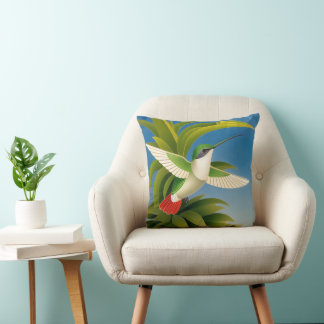 Cojín Decorativo Colibrí moderno