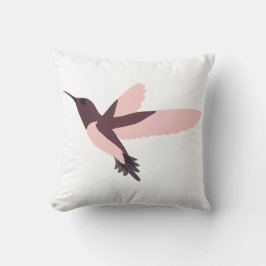 Cojín Decorativo Colibrí rosa