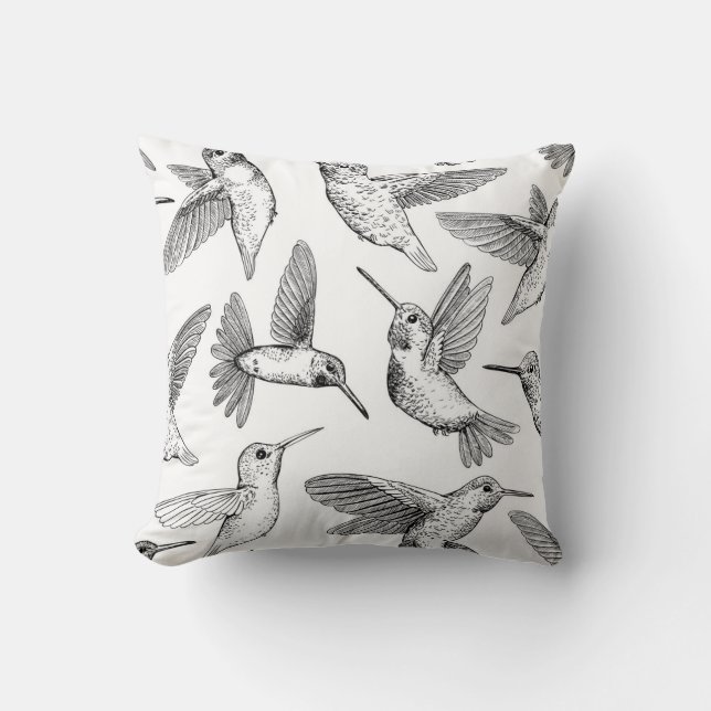 Cojín Decorativo Colibríes (Anverso)