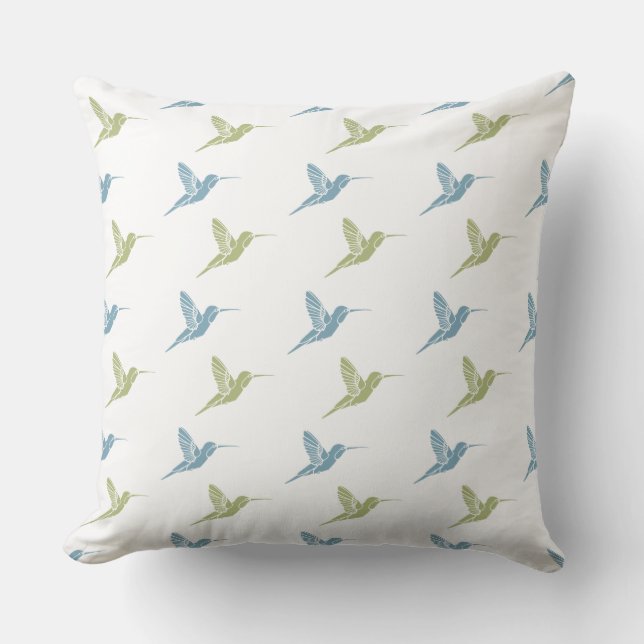 Cojín Decorativo Colibríes (Anverso)