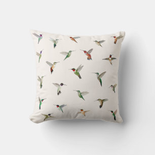 Cojín Decorativo Colibríes norteamericanos