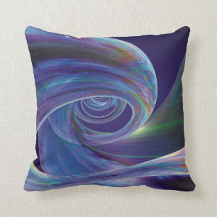 Cojín Decorativo Colilla de infinito azul