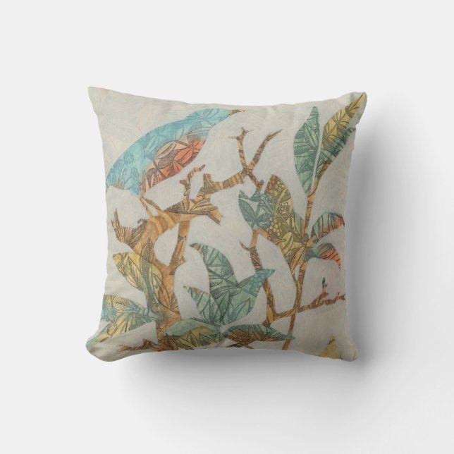 Cojín Decorativo Collage aéreo I (Anverso)