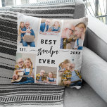 Cojín Decorativo Collage de fotos Abuelo Abuelo Abuelo Abuelos<br><div class="desc">Celebrar el vínculo especial entre el abuelo y sus nietos con el Cojín decorativo "Abuelo abuelo Collage de fotos de nietos". Esta almohada personalizada presenta un bello collage de preciadas fotos, capturando momentos preciosos y recuerdos alegres compartidos con sus queridos nietos. El cariñoso título "Abuelo" se muestra de forma destacada,...</div>