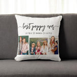 Cojín Decorativo Collage de fotos de abuelos y nietos<br><div class="desc">Celebra tu amapola con el Cojín decorativo del Collage de fotos de los Abuelos Poppy. Este keepsake personalizado incluye un bello collage de preciadas fotos, que capturan momentos especiales con sus nietos. Está decorado con materiales de alta calidad y aporta un toque elegante y sentimental a cualquier espacio, perfecto para...</div>
