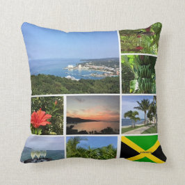 Cojín Decorativo Collage de fotos de Jamaica