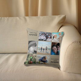 Cojín Decorativo Collage de fotos familiar de recuerdos