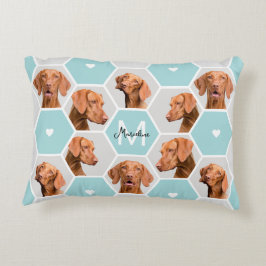Cojín Decorativo Collage de fotos personalizadas de 10 mascotas per