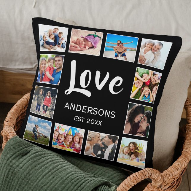Cojín Decorativo Collage de fotos personalizado familiar personaliz (Subido por el creador)