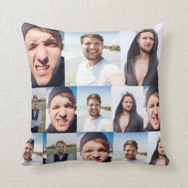 Cojín Decorativo Collage de fotos Pon tu cara en una