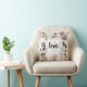 Cojín Decorativo Collage de fotos simple y Moda | Amor con corazón (Chair)