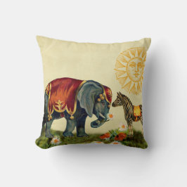 Cojín Decorativo Collage de la tarjeta del día de San Valentín del