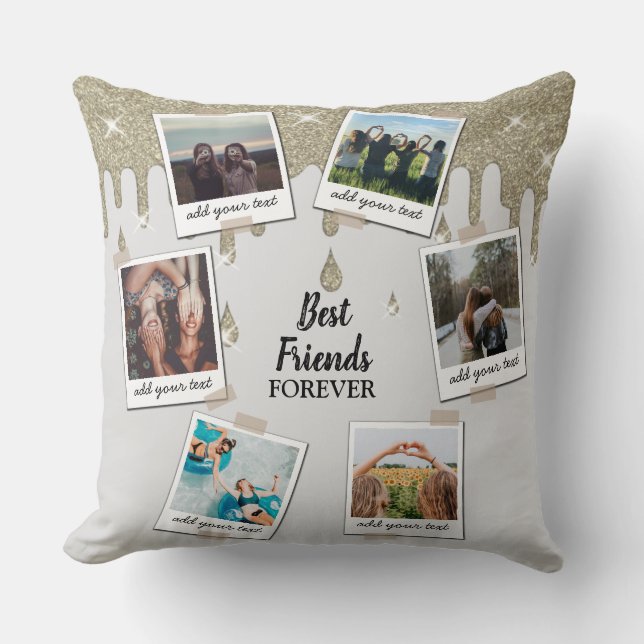 Cojín Decorativo Collage de Personalizados fotográficos personaliza (Anverso)