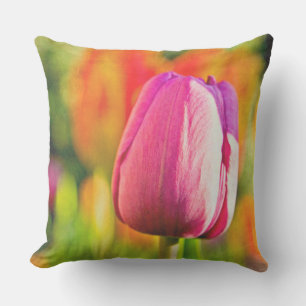 Cojín Decorativo Collage de Tulipán