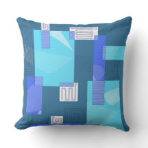 Collage egipcio Maz - Blanco turquesa azul Verde a