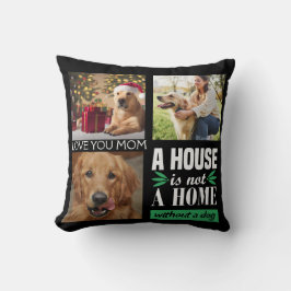 Cojín Decorativo Collage moderno de tres personalizados fotográfico