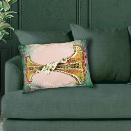 Cojín Decorativo Collage rosa de Rubor con bordes rígidos