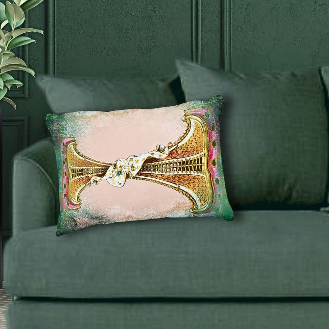 Cojín Decorativo Collage rosa de Rubor con bordes rígidos (Subido por el creador)