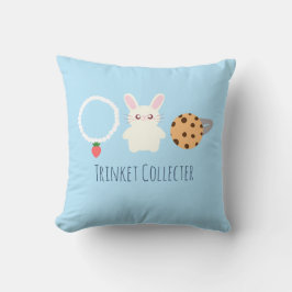Cojín Decorativo Collar Cuto De Fresas, Conejo Y Anillo