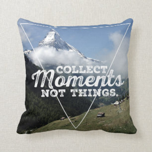 Cojín Decorativo Collect momento not Things - cuerno de laso